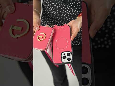 シルクフレアセット - ライチリストストラップ ワイヤレス充電電話ケース カードホルダーとスタンド付き