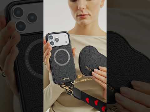 Heart Design Kit- Magnetic Phone Case with Webbing Crossbody & Pouch