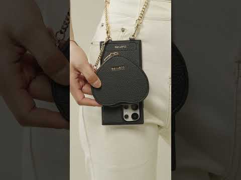 ハートメイトキット - Samsung Galaxy用マグネット式ウォレットケース（ボディストラップ付き）