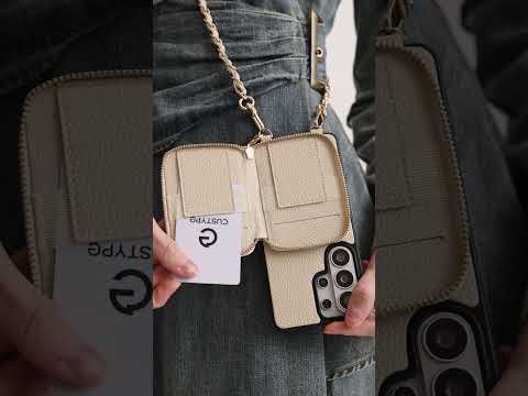 Allure Chain Series- Samsung Galaxy Magnetic Phone Case with Card Slots & Chain