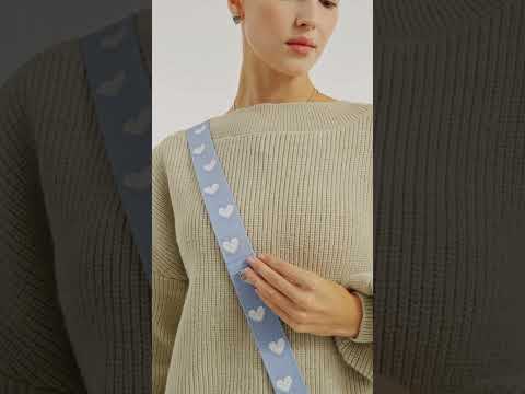 Heart Design Kit- Magnetic Phone Case with Webbing Crossbody & Pouch