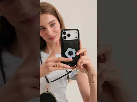 Bloom Pal- Leather Crossbody Phone Case with Slim Wallet