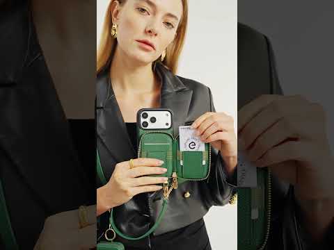 Original Design Set- Removable Wireless Charging Phone Case AirPods Pouch Set