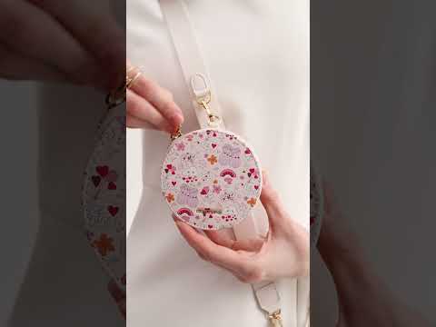 Valentine Theme- Crossbody Phone Case with Purse & Pouch