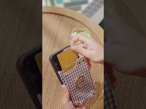 Sleek kit- Noble Phone Case Round Pouch Set