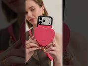 Roam Kit- iPhone Case with Magnetic Heart Pouch & Wide Strap