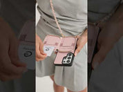 Pink Samsung Galaxy S26 Ultra Case with Crossbody and Wallet