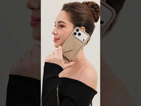 Envelope Design- Wallet Phone Case with Strap & AirPods Pouch