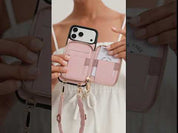 Bloom Pal- Wallet Phone Case with Raised Floral Wristlet