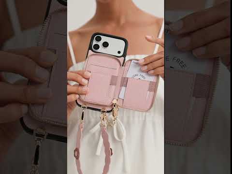 Bloom Pal- Wallet Phone Case with Raised Floral Wristlet