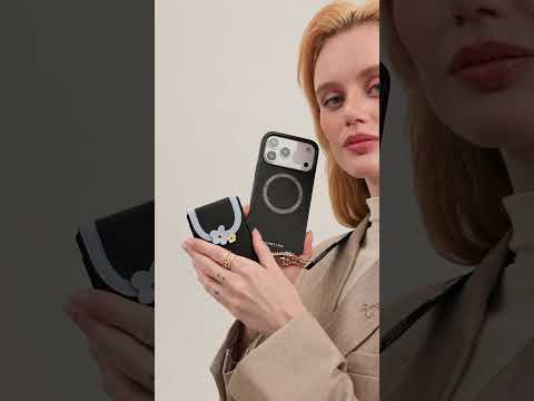 Vertical Wallet- iPhone Wallet Case with Webbing Strap