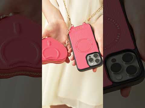 ハートメイトキット - マグネット式ウォレット付きiPhoneケース用ストラップ