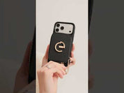 Delicate Metal Chain- iPhone Crossbody Case with Magnetic Card Holder