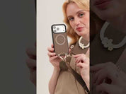 Vertical Wallet- iPhone Wallet Case with Webbing Strap
