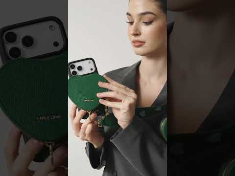 Heart Airpod Kit- Sling iPhone Case with Magnetic Heart Pouch