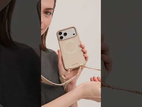 ブルームパル - スリムウォレットスマホケース（ストラップ＆フラワーチャーム付き）