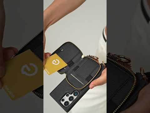 Personalised Style Kit- Samsung Phone Stand Wallet Phone Case for Wireless Charging