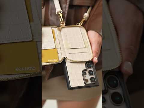 クロコダイルデザインセット - ラウンド型財布付きSamsung Galaxyウォレット電話ケース