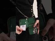 Allure Chain Series- Samsung Galaxy Magnetic Phone Case with Card Slots & Chain
