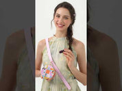 Sandra Hutter - カードホルダーとクロスボディストラップ付きの抽象的なテーマの携帯電話ケース