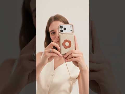 Slim Metal Chain- Magnetic Crossbody Phone Case with Card Holder