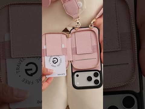 ブルームパル - スタンド付きクロスボディウォレットスマホケース