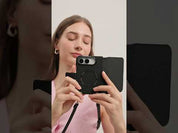 black iPhone Duo Case with Strap and MagSafe