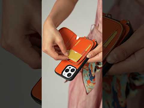 シルクフレアセット - ライチリストストラップ ワイヤレス充電電話ケース カードホルダーとスタンド付き