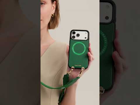 洗練されたデザインキット - ウェビングクロスボディマグネット式スマホケース