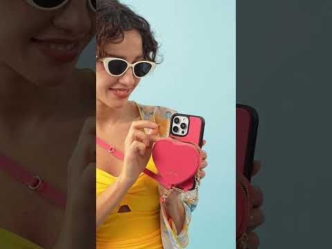 Heart Design Kit- Sling Phone Case with Magnetic & Heart Pouch