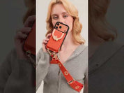 Vertical Wallet- iPhone Wallet Case with Webbing Strap