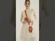 Heart Design Kit- Phone Case with Magnetic Heart Pouch & Webbing Strap