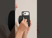 Delicate Metal Chain- Slim Wallet Phone Case with Crossbody Chain