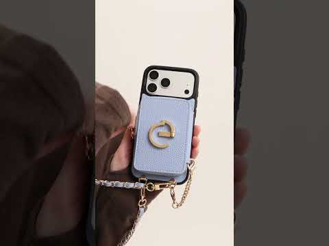 アリュールチェーンシリーズ - チェーンとスタンド付きウォレットフォンケース