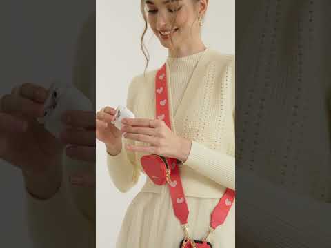 Heart Airpod Kit- Sling iPhone Case with Magnetic Heart Pouch