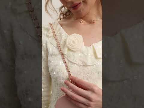 アリュールチェーンシリーズ - チェーンとスタンド付きウォレットフォンケース