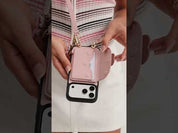 Bloom Pal- Slim Wallet Phone Case with Flower Charm & Strap