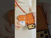 Original Design Set- Removable Wireless Charging Phone Case AirPods Pouch Set