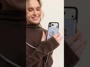 Allure Chain Series- Lanyard Magnetic Wallet Phone Case with Finger Holder - iPhone 13 Pro