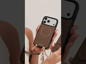 Bloom Pal- Slim Wallet Phone Case with Flower Charm & Strap