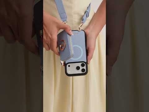 おでかけキット - 取り外し可能ウォレットスマホケース｜ワイドストラップ付き