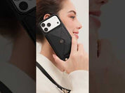 Envelope Design- Wallet Phone Case with Strap & AirPods Pouch