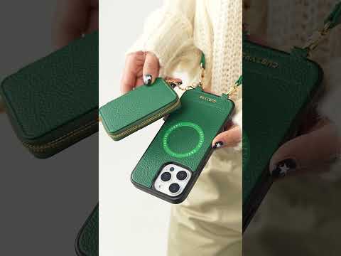 ユニークなデザインセット - 取り外し可能なワイヤレス充電電話ケースAirPodsポーチセット