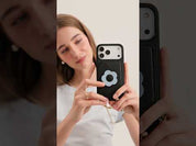 Slim Metal Chain- Magnetic Crossbody Phone Case with Card Holder