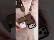 Flower Hush- Crossbody Wallet Phone Case with Stand