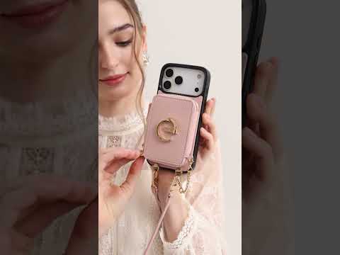 Heart Airpod Kit- Magnet Wallet Crossbody Phone Case with Airpod Pouch - iPhone 17 Pro Max