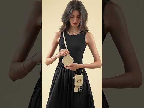 Original Design Set- Samsung Galaxy Crossbody Case With Round Pouch Set