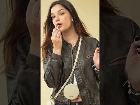 ルナシルバーシリーズ - 取り外し可能なウォレットとラウンドポーチを備えたプレミアムクロスボディマグセーフフォンケース