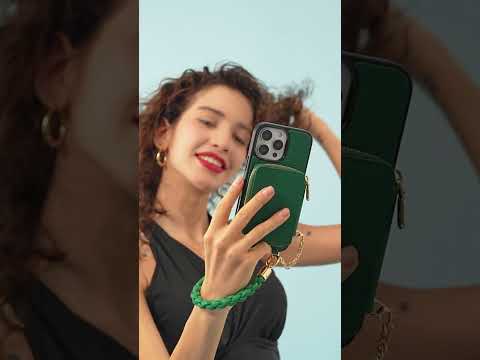 BraidTrend- Rope Style Wristlet Magsafe compatible Wallet Phone Case