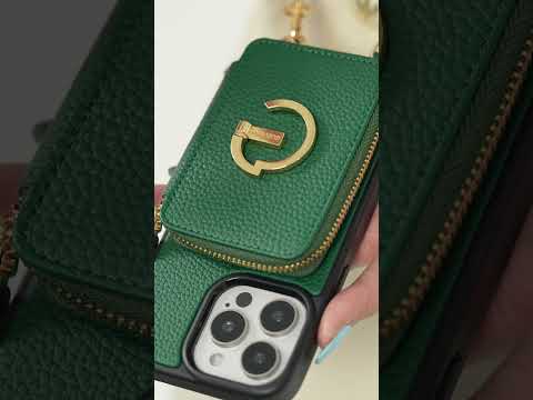 iPhone 16 Pro ケース（スタンドと調節可能なクロスボディチェーン付き